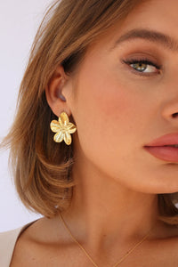 Flora Earrings Gold