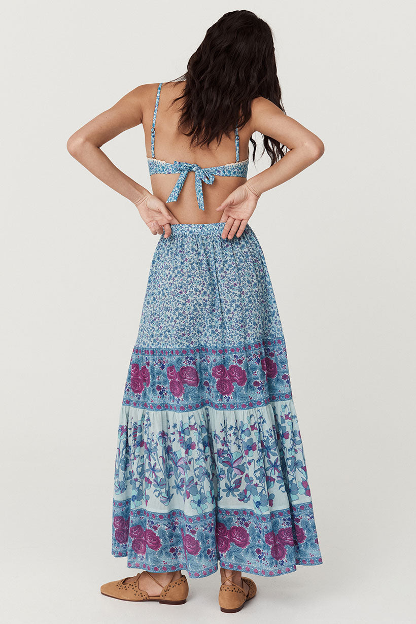 Love Jetty Maxi Skirt // Blue Nirvana