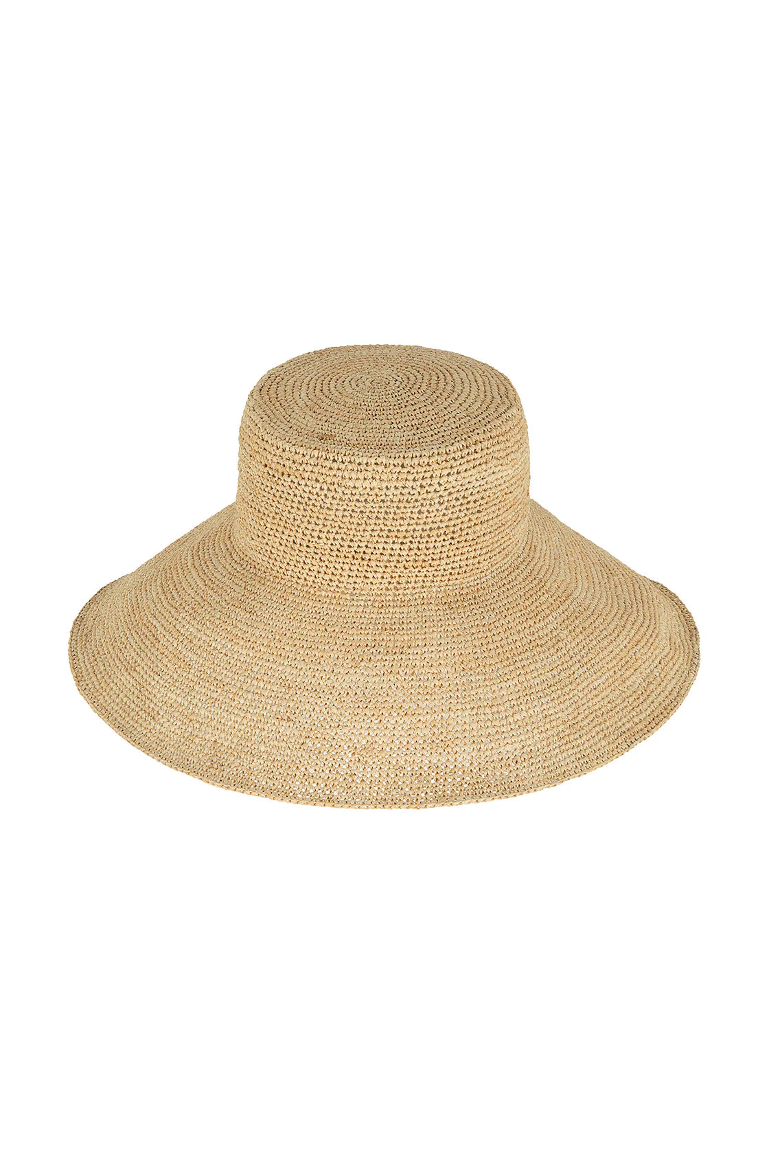 Raffia Wide Brim Hat // Natural