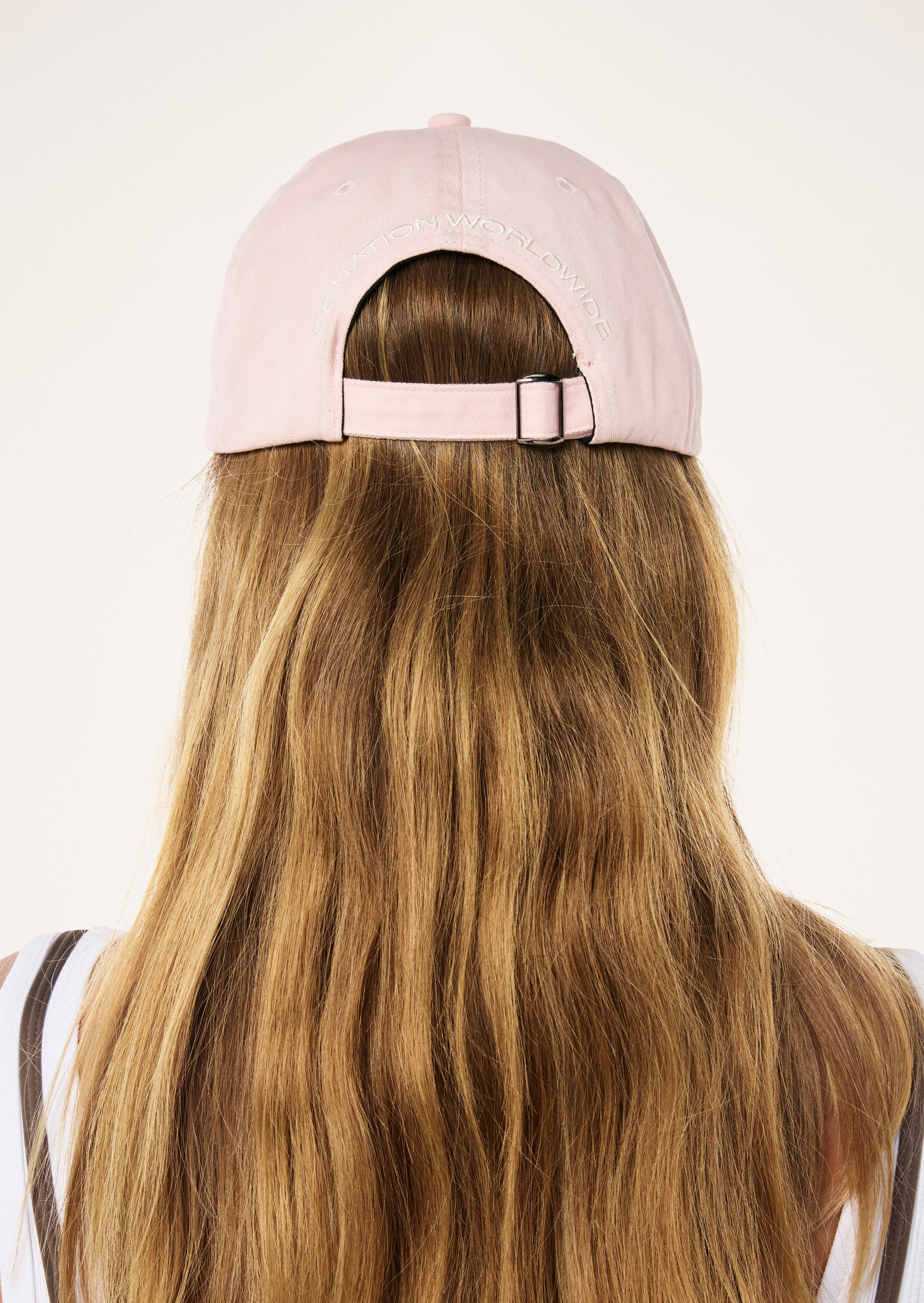 Heads up cap in Chalk Pink