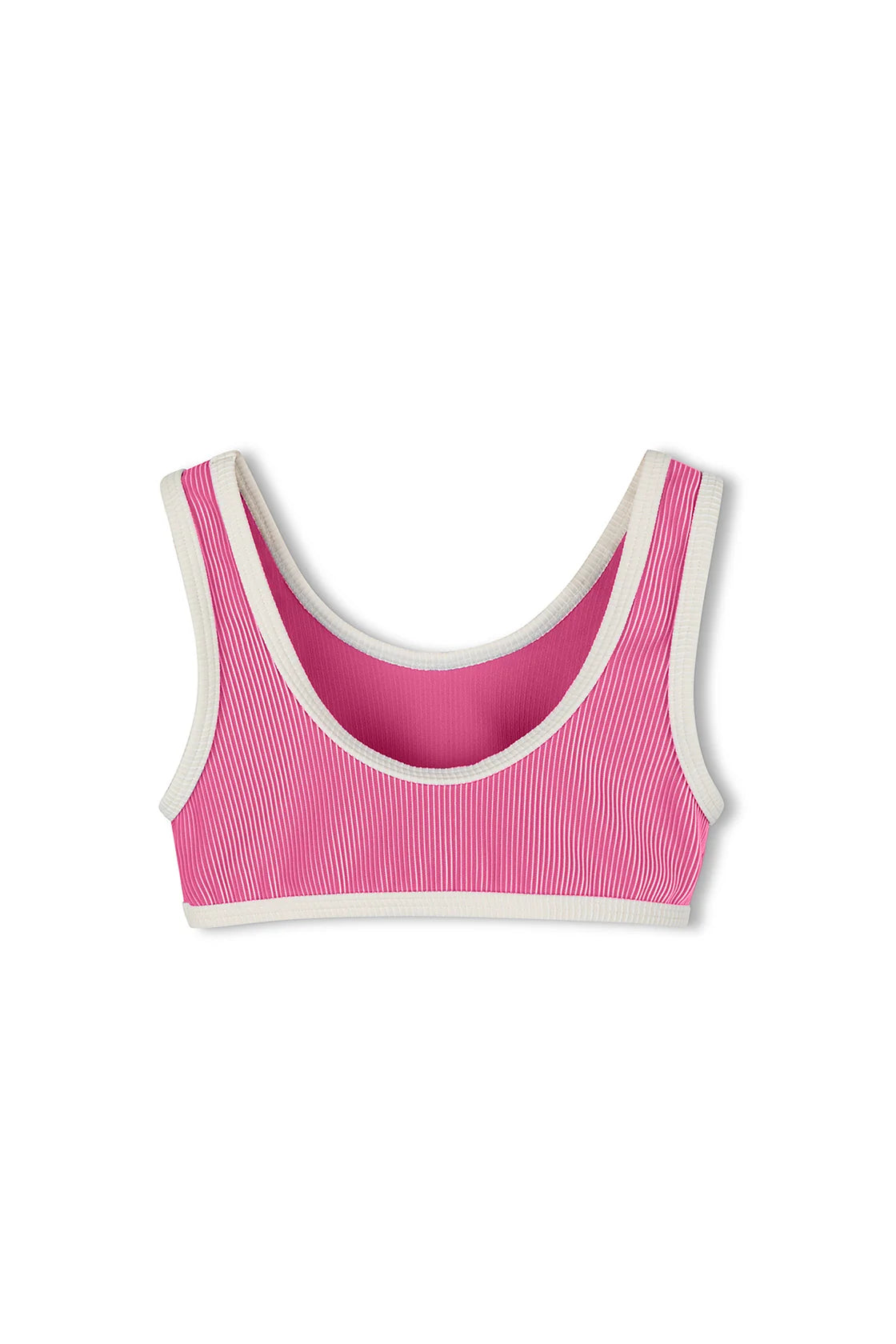 Mini Stripe Rib Scoop // Shell Pink