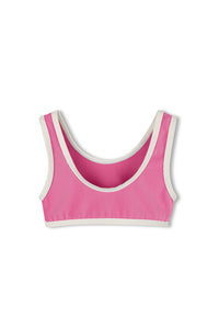 Mini Stripe Rib Scoop // Shell Pink