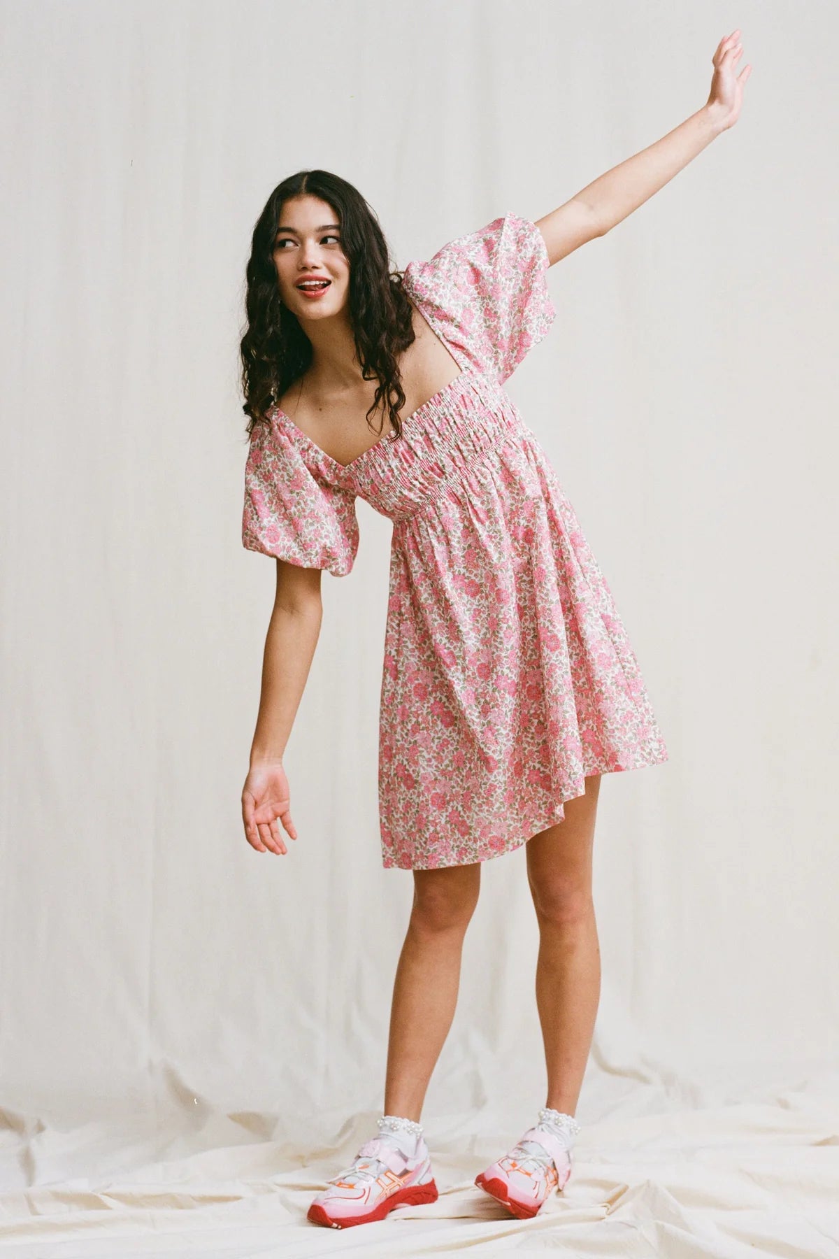 Ella Mini Dress // Pink Dahlia