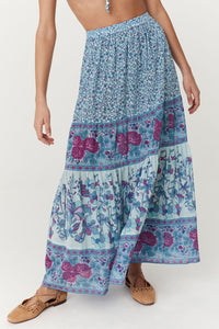 Love Jetty Maxi Skirt // Blue Nirvana