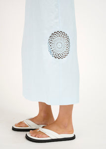 Emerson Crochet Dress // Artica Blue