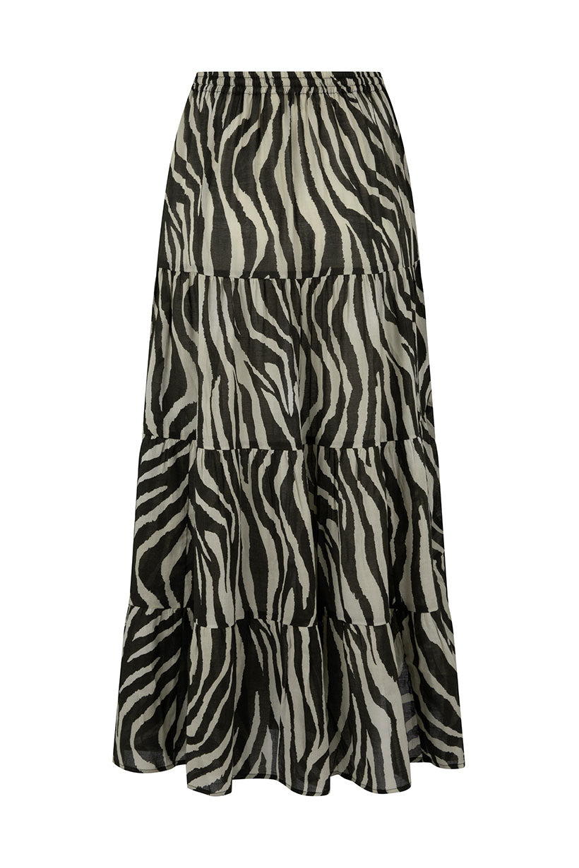 Zevra Peasant Skirt // Washed Charcoal