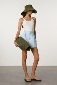 Wide Brim Hat // Olive