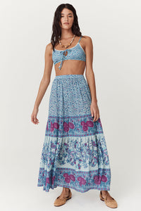 Love Jetty Maxi Skirt // Blue Nirvana