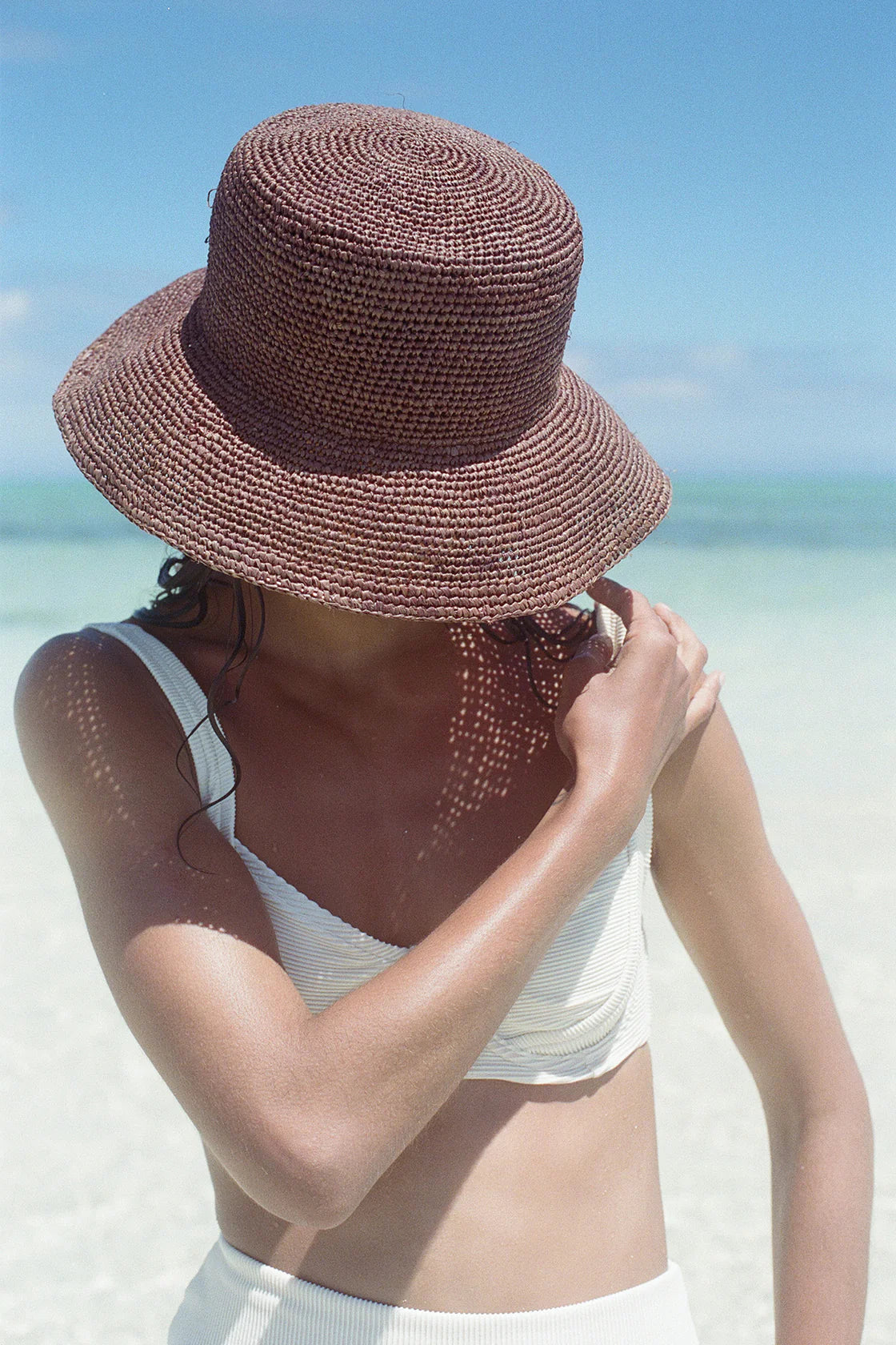 Raffia Hat // Walnut