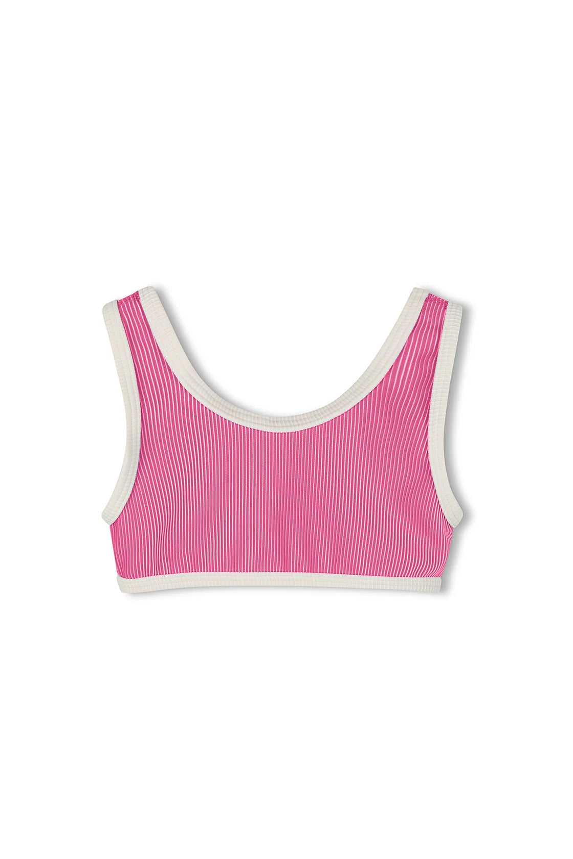 Mini Stripe Rib Scoop // Shell Pink