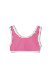 Mini Stripe Rib Scoop // Shell Pink
