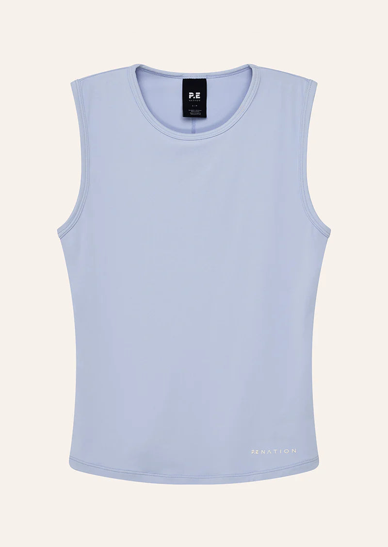 Foundation Muscle Tank // Heather Blue