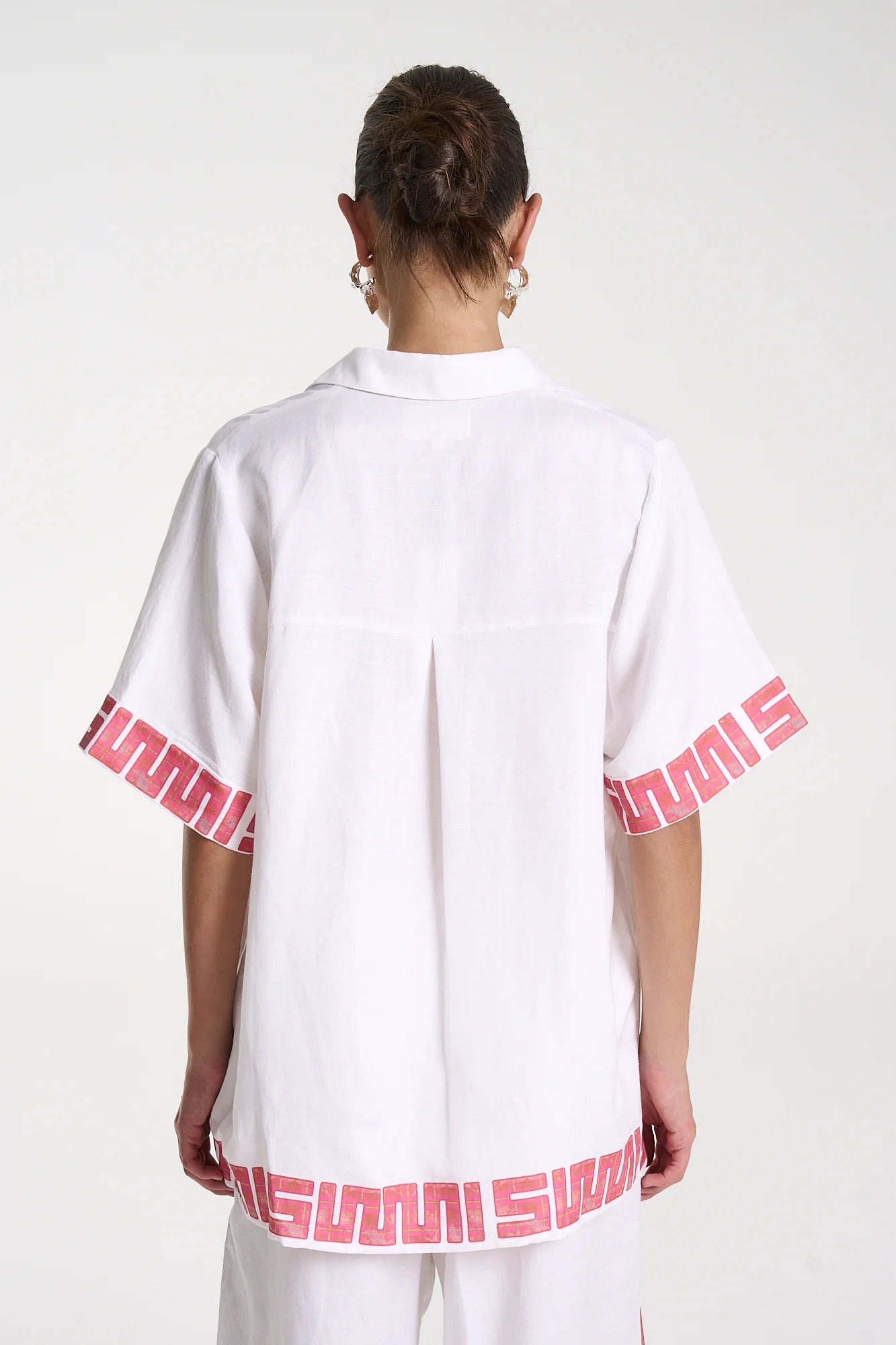 Sig Linen Shirt // Neon Plaid