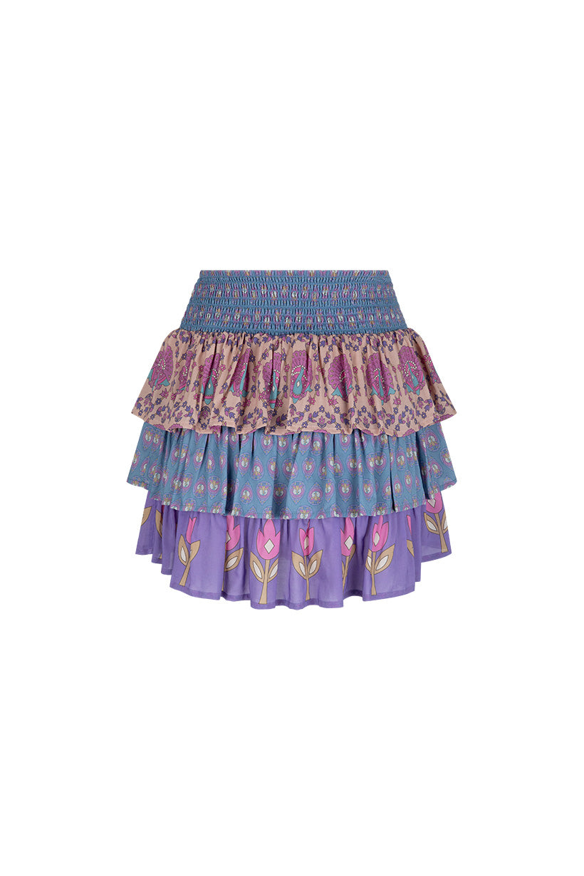 Château Ruffle Skirt // Lavender