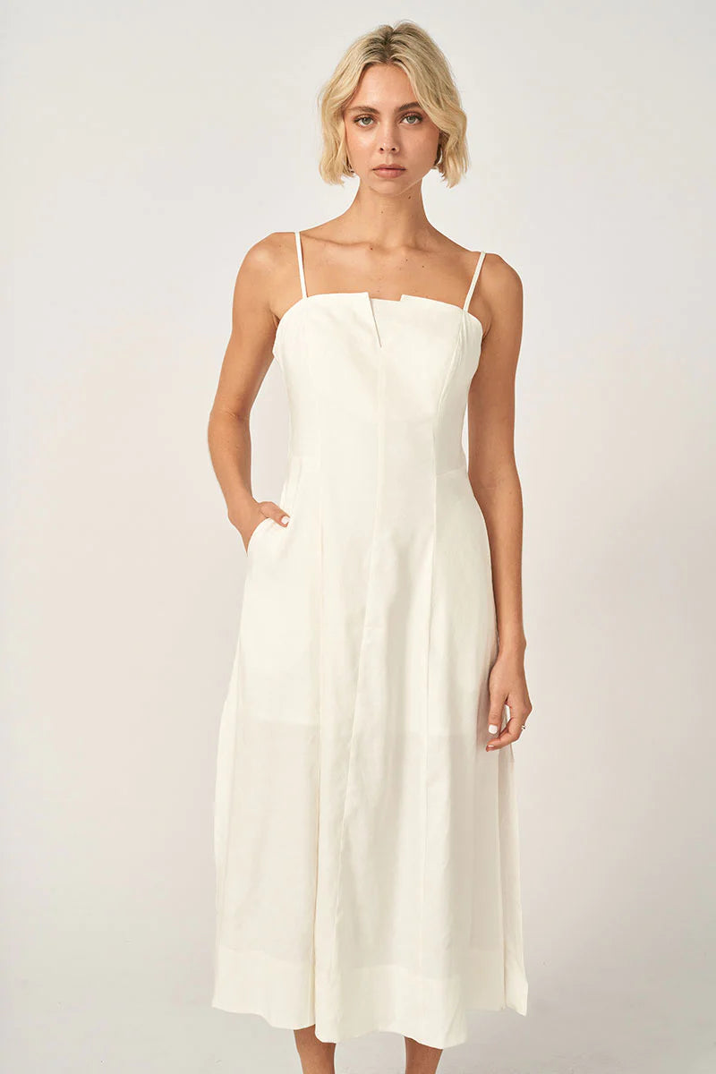 Serendipity Midi Dress // White