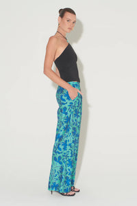 Crusader Pant Aqua Leaf
