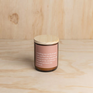 Heartfelt Quote Candle