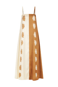 Ikaria Trapeze Dress // Stencil Leaf