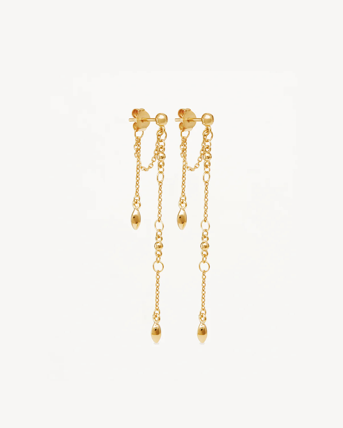 Luck and Love Chain Earrings