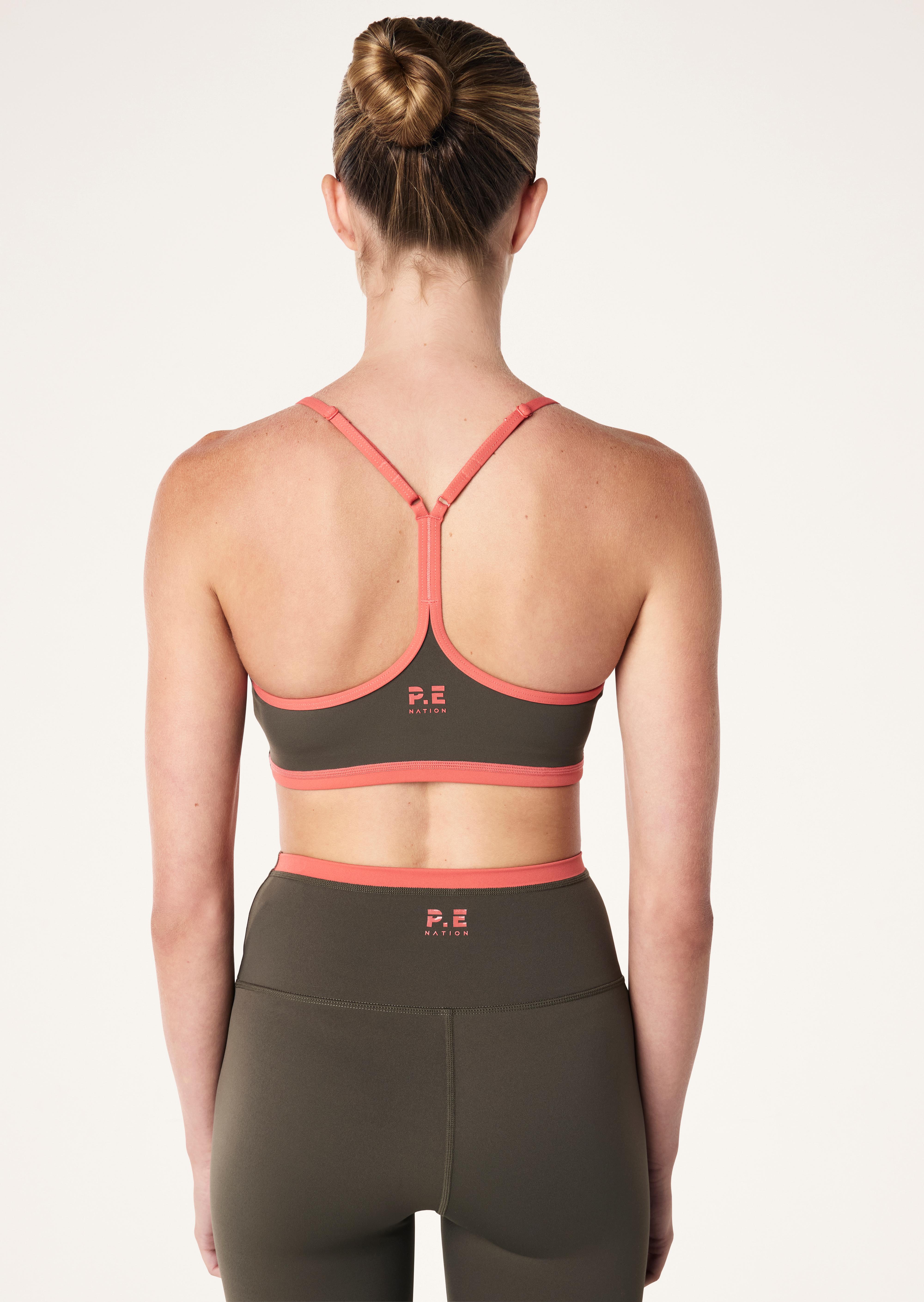 Fundamental Sports Bra // Tarmac Brown & Brick Red