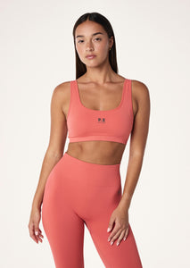 Restore Seamless Scoop Bra // Brick Red