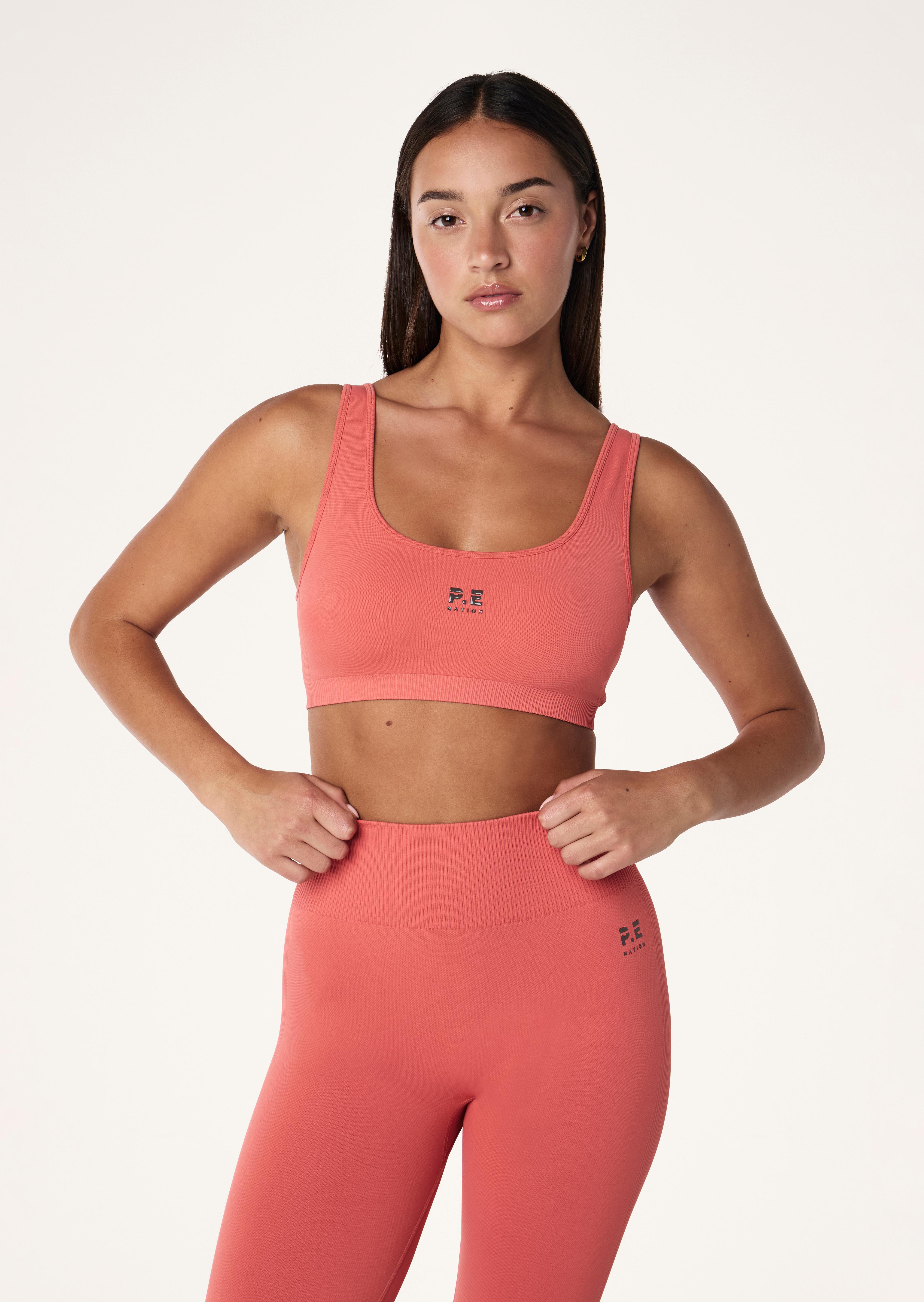 Restore Seamless Scoop Bra // Brick Red