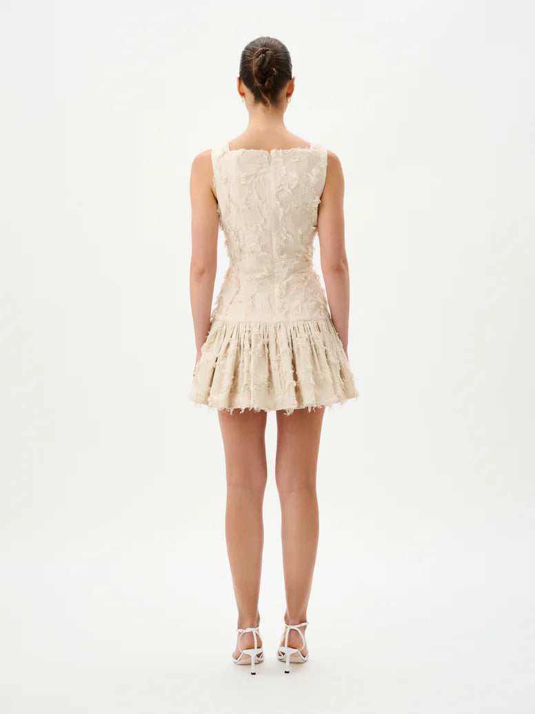 Basil Mini Dress // Dandelion Brocade