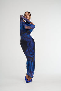 LS Maxi Dress // Dark Lumen