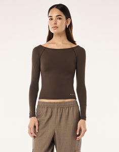 Aura LS Top // Espresso
