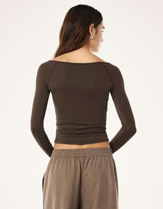 Aura LS Top // Espresso