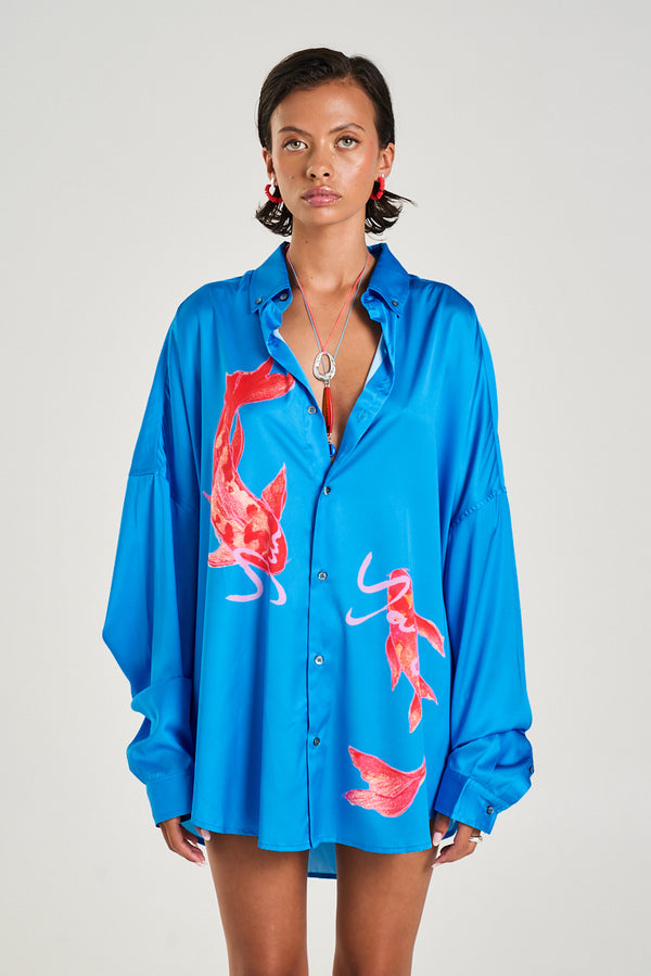 LS OS Shirt // Koi