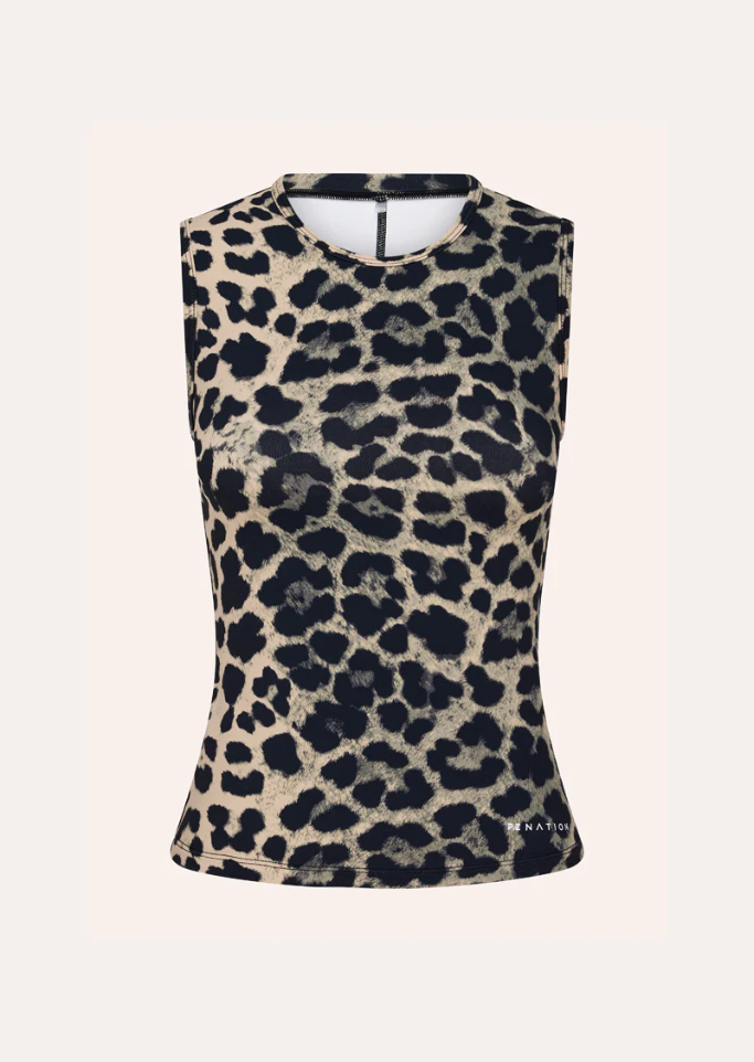 Foundation Muscle Tank // Leopard