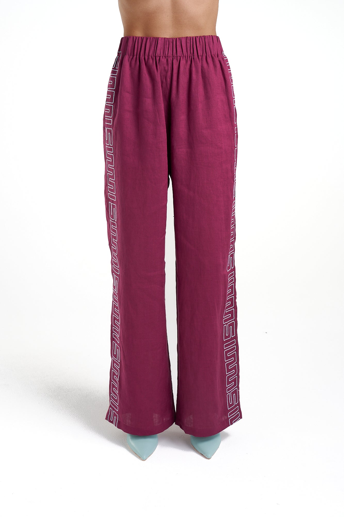 Sig Linen Pant // Plum