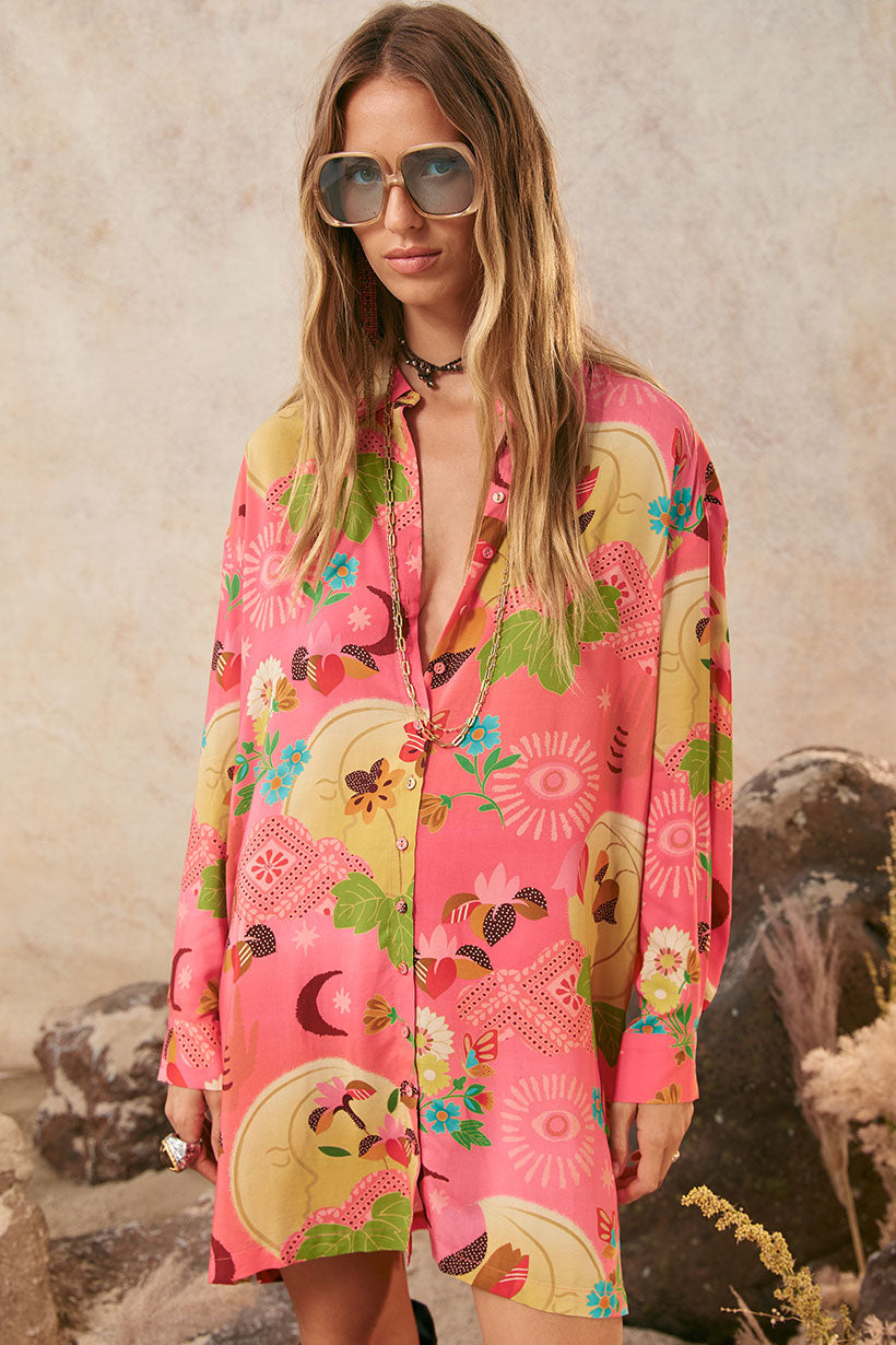 Libertine Shirt Dress // Cayenne