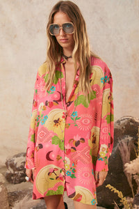 Libertine Shirt Dress // Cayenne
