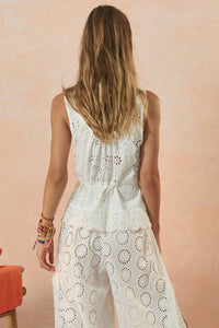 Yaya Lace Cami // Antique White