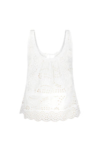 Yaya Lace Cami // Antique White