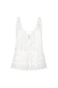 Yaya Lace Cami // Antique White