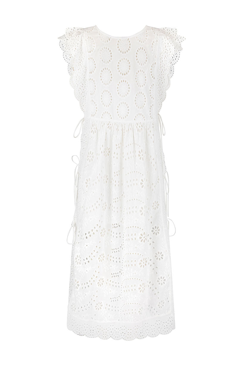 Yaya Lace Kaftan // Antique White