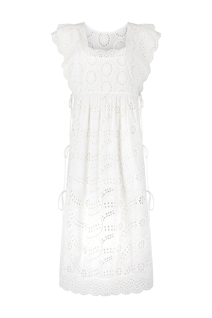 Yaya Lace Kaftan // Antique White