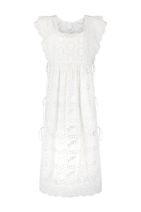 Yaya Lace Kaftan // Antique White