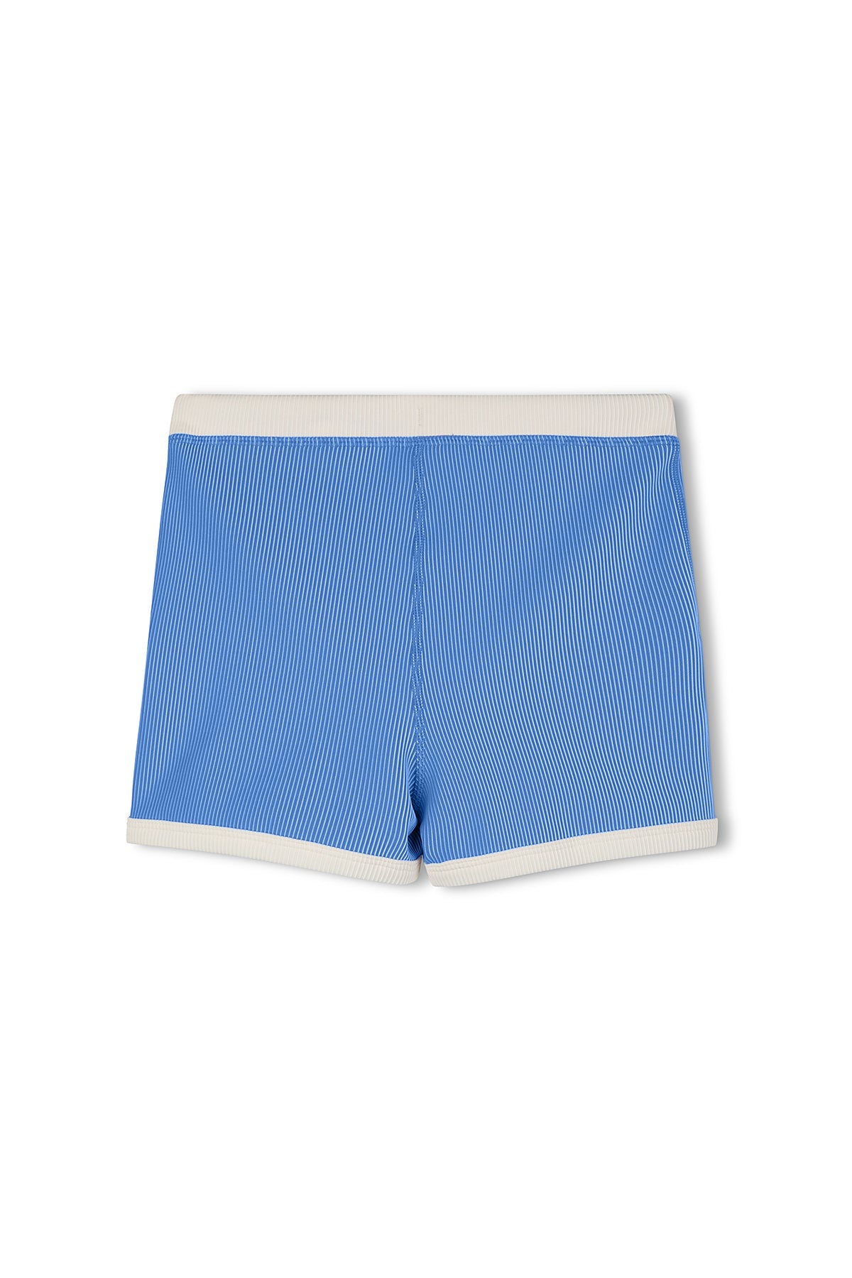 Mini Stripe Rib Surf Short // Sky Blue