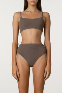 Carob Waffle Bralette
