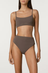 Carob Waffle Bralette