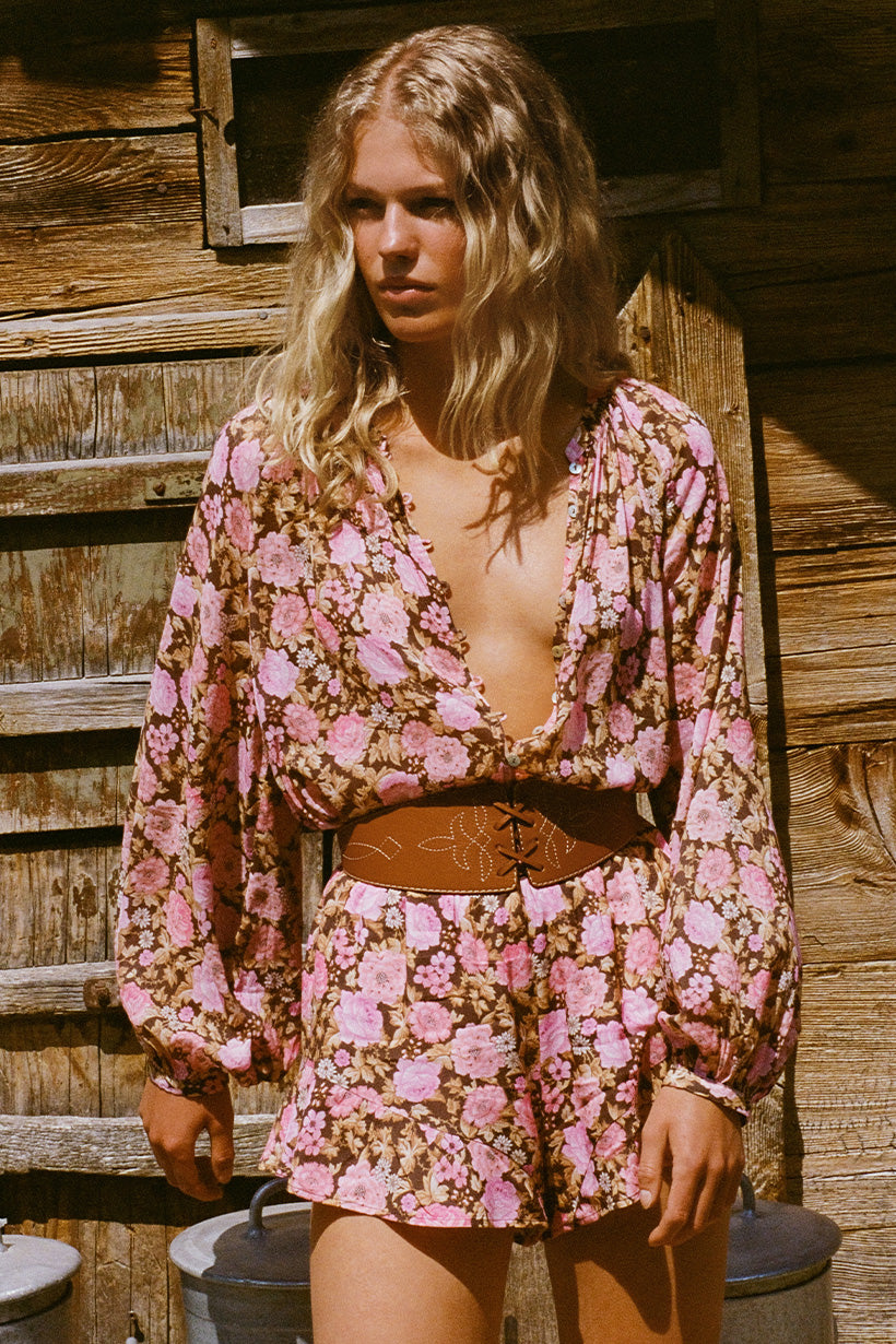 Enchanted Wood Short // Rose
