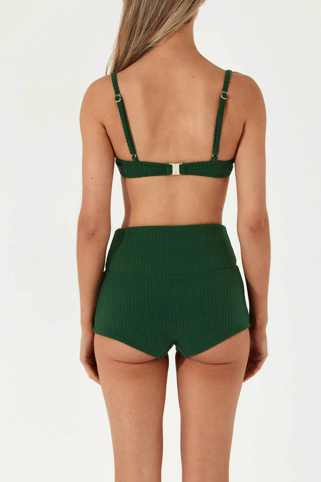 Pine Cord Towelling Balconette Bra Cup