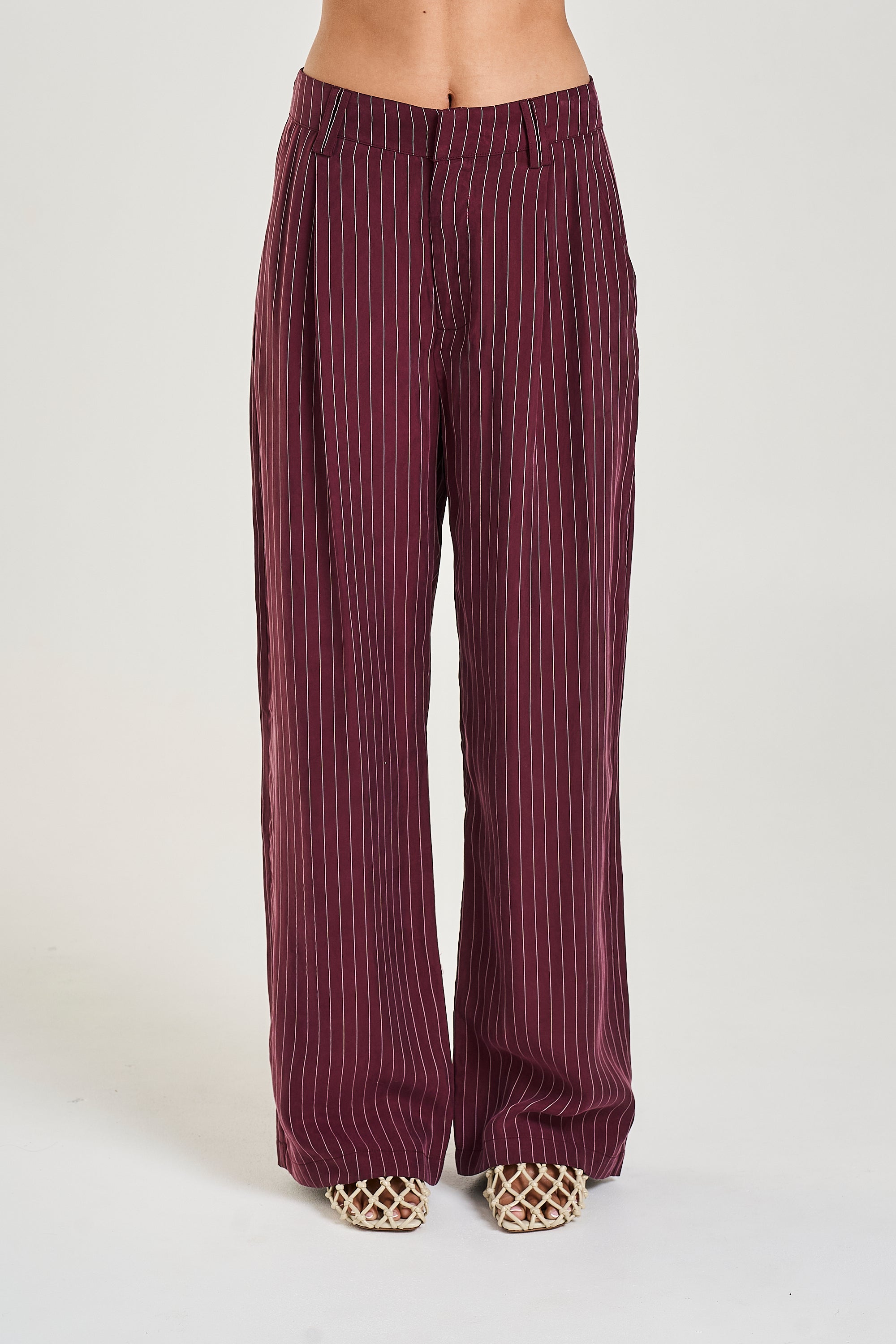 Boss Pant // Kina Pinstripe
