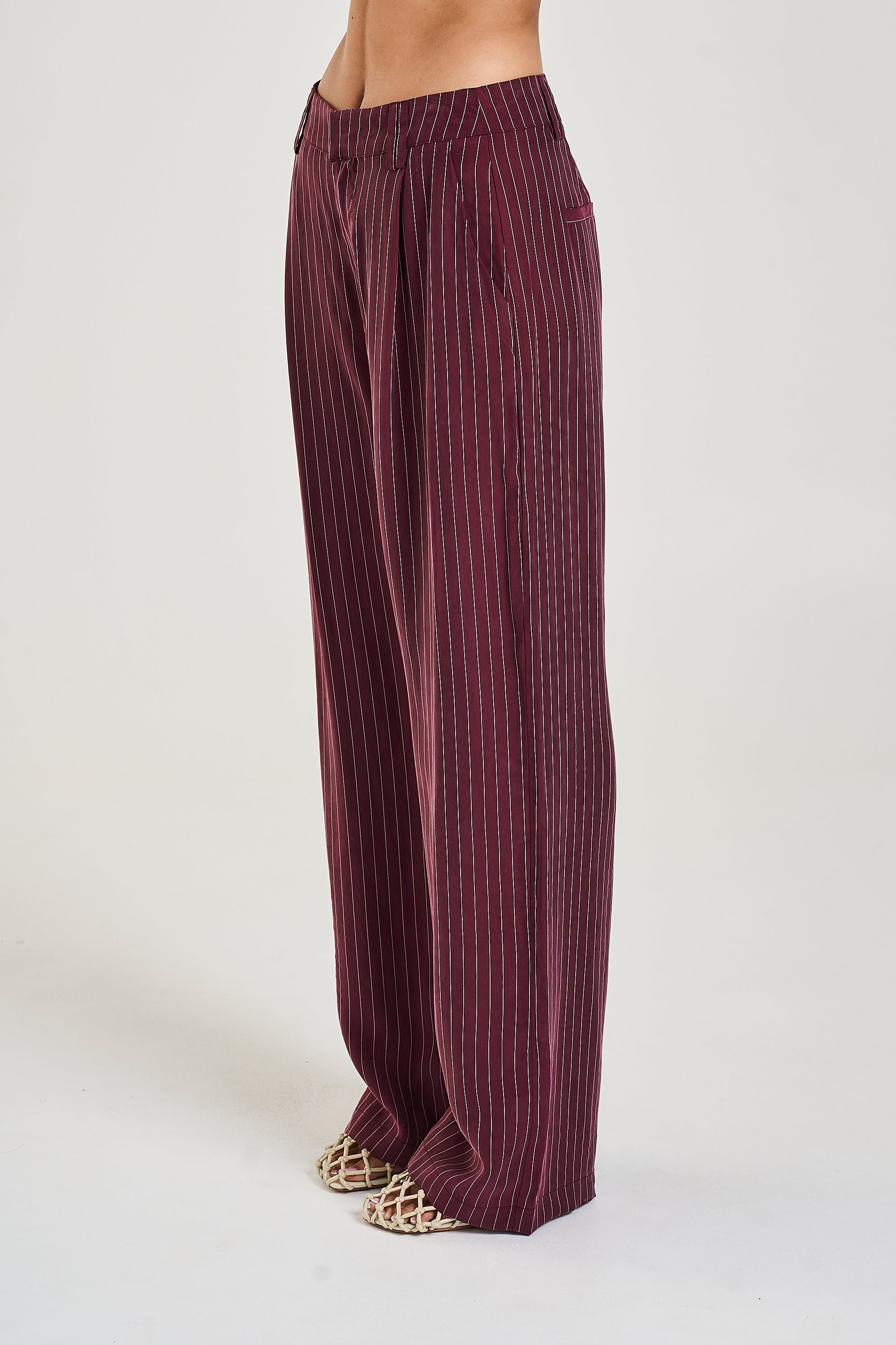 Boss Pant // Kina Pinstripe