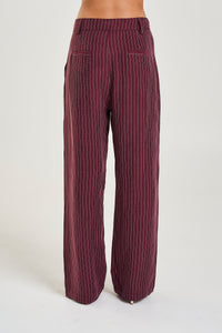 Boss Pant // Kina Pinstripe