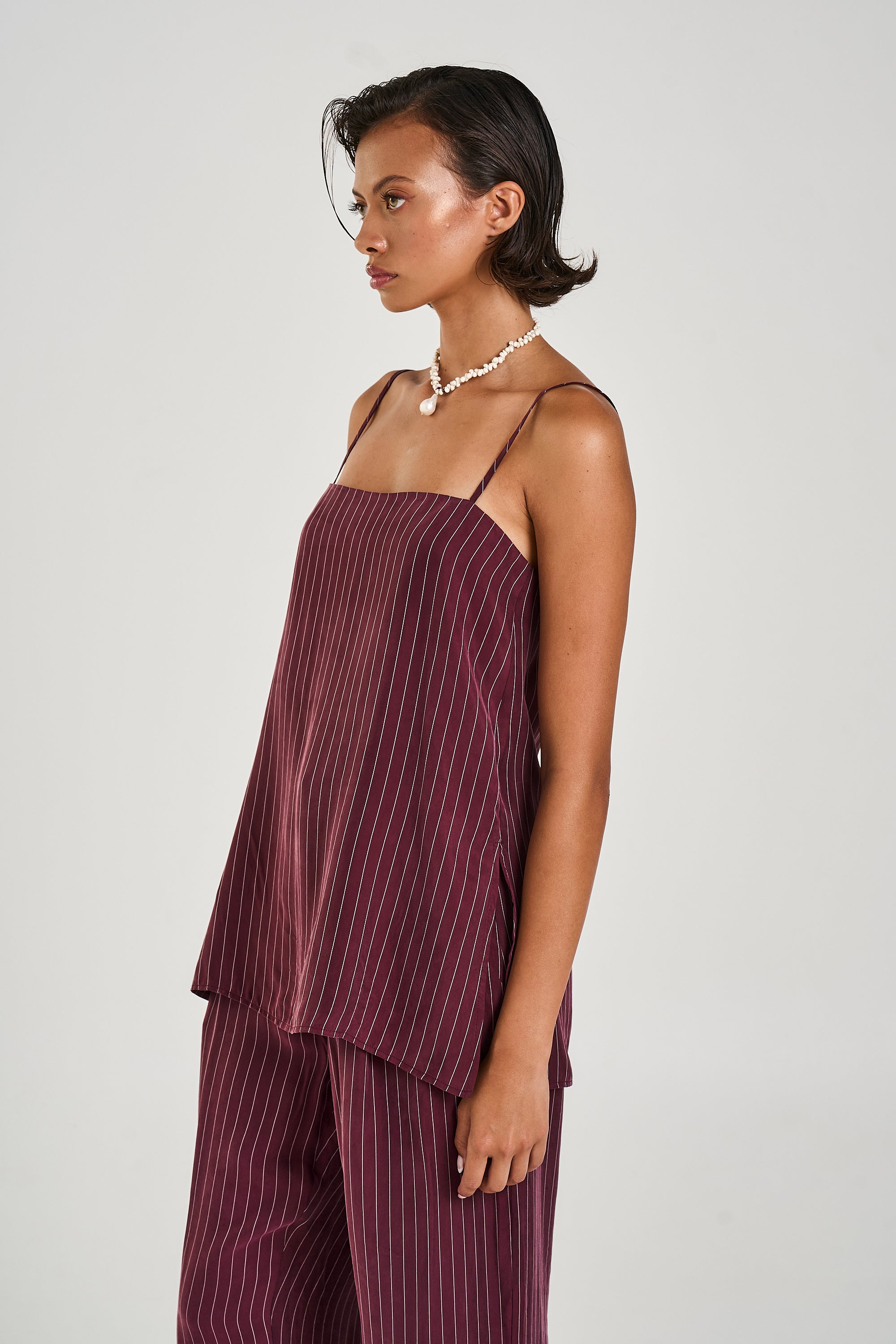 Tunic Top // Kina Pinstripe